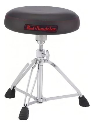 Banqueta Pearl Roadster D-1500 Asiento Redondo Color Negro