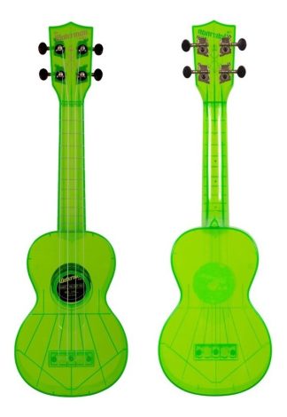 Ukelele Kala Waterman Ka-swf Soprano Acústico Verde Brillante