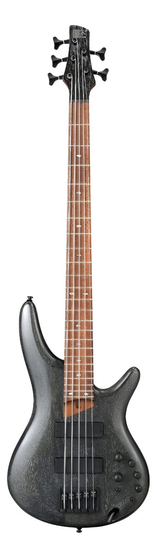 Bajo 5 Cuerdas Ibanez Sdgr Sr505e Tvb Tv Fuzz Black Color Gris Oscuro Orientación De La Mano Diestro