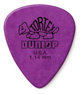 Jim Dunlop 418p 1.14 Tortex Standard Pack 12 Puas Color Violeta