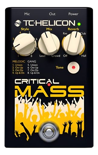 Tc Helicon Critical Mass Pedal Para Voces Reverb Armonizador