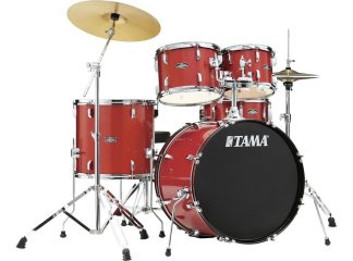 Batería Tama Stagestar St52h4 5 Cuerpos Con Fierros Color Candy Red Sparkle