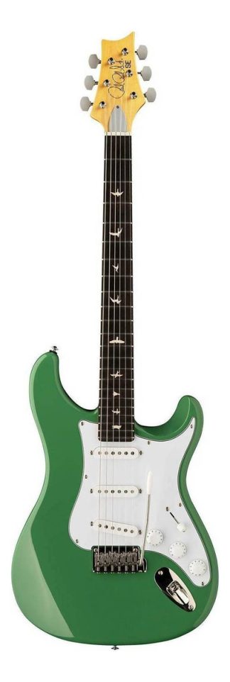 Guitarra Eléctrica Prs Guitars Se Silver Sky John Mayer Solidbody De Álamo Ever Green Gloss Con Diapasón De Palo De Rosa