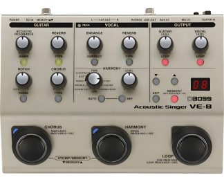 Boss Ve8 Acoustic Singer Pedal Multi Efecto Guitarra Voz