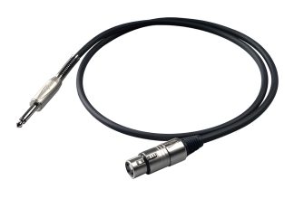 Cable Xlr Jack Proel Bulk200lu5 5m Níquel
