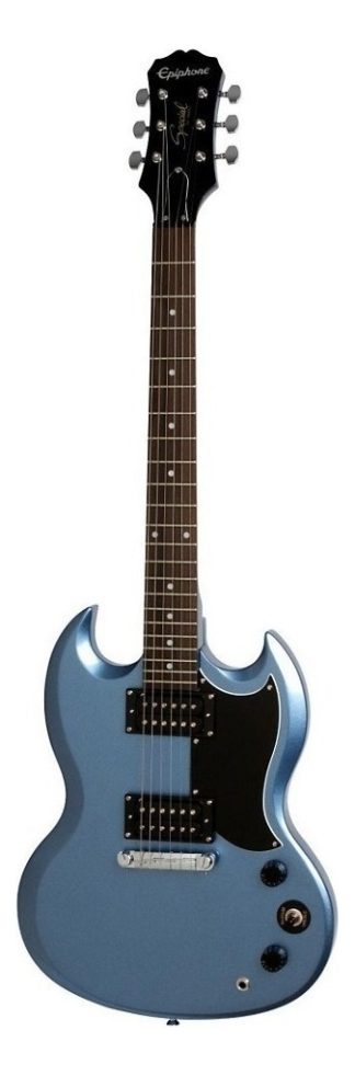 Guitarra Eléctrica EpiPhone Limited Edition Sg Special-i Double-cutaway De Caoba Pelham Blue Con Diapasón De Palo De Rosa Diestro