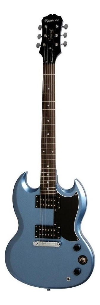Guitarra Eléctrica EpiPhone Limited Edition Sg Special-i Double-cutaway De Caoba Pelham Blue Con Diapasón De Palo De Rosa