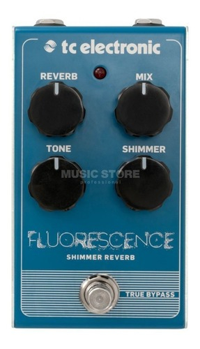 Tc Electronic Fluorescence Shimmer Reverb Pedal Guitarra Color Azul Marino