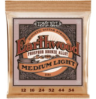 Ernie Ball Set De Cuerdas Earthwood Acoustic 12-54