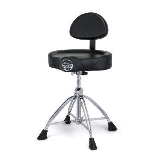 Mapex T875 Banqueta Bateria Con Respaldo Moto Acolchada