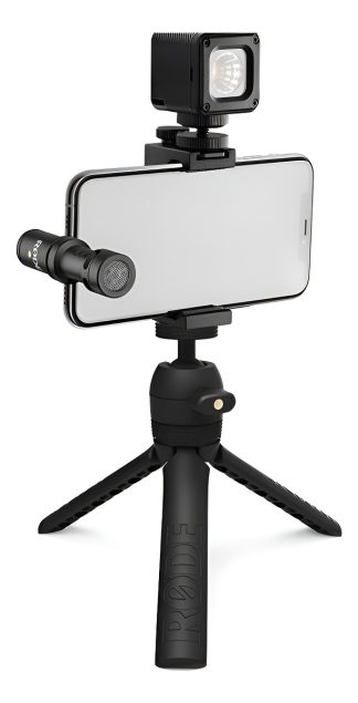 Rode Vlogger Kit Microfono Con Soporte Pro Para Android