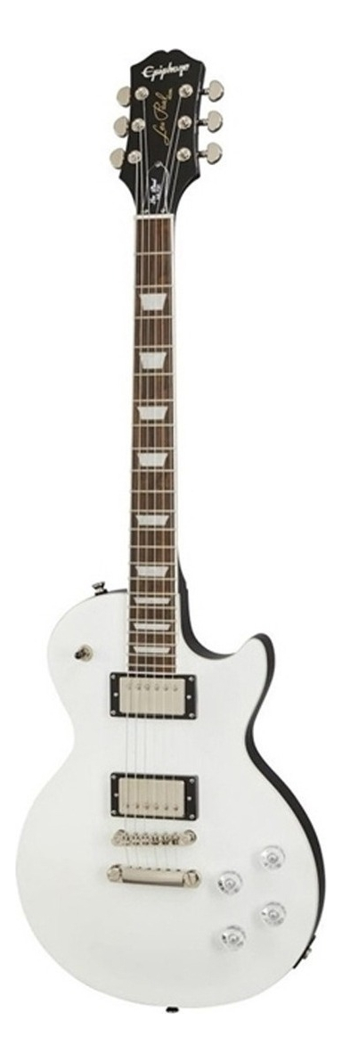 Guitarra Eléctrica EpiPhone Les Paul Muse Caoba Pearl White Humbucker