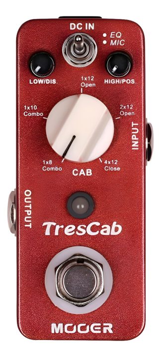 Mooer Tres Cab Pedal Simulador Gabinete Cajas Mics