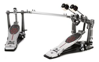 Pearl P2052c Pedal Bombo Eliminator Twin Doble Cadena Estuch