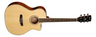 Guitarra Electroacustica Cort Ga-ff Color Beige Material Del Diapasón Laurel