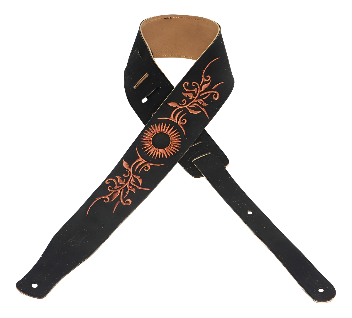 Correa Gamuza Levy's Ms26e Para Guitarra Y Bajo Diseño Urbano 1.35m 005