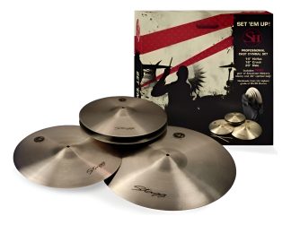 Stagg Sh Set Platillos Hihat 14 Crash 16 Ride 20 Funda Regal