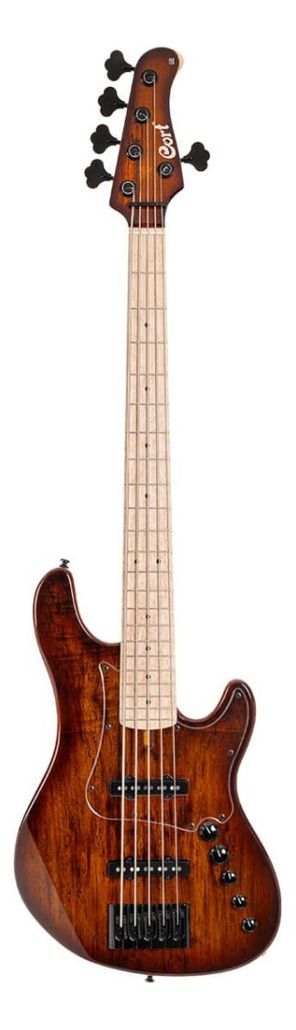 Bajo Eléctrico Cort Gb Fusion 5 Antique Brown Burst Diestro Antique Brown Burst Brillante 5