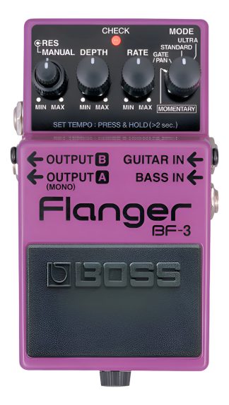 Boss Bf3 Flanger Pedal Para Guitarra / Bajo Efecto Flanger
