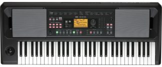 Teclado Korg Ek-50 Csa 61 Teclas Negro Con Estilos Ritmos Y Sonidos Pcm
