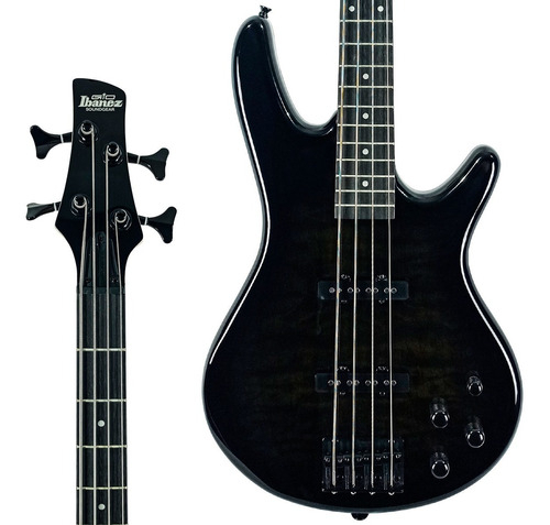 Cuerda Ibanez Gsr280qa Para Contrabajo Gsr280qa, Color Transparent Black Sunburst (gsr 280qa Tks), Orientación Para La Mano Derecha, Cantidad 4