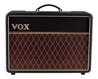 Amplificador Vox Custom Series Ac10c1 Valvular Para Guitarra De 10w Color Negro/marrón