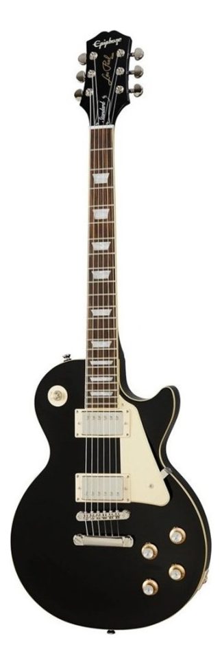 Guitarra Eléctrica EpiPhone Original Collection Les Paul Standard 60s De Caoba Ebony Níquel Con Diapasón De Laurel Indio Diestra Diestro