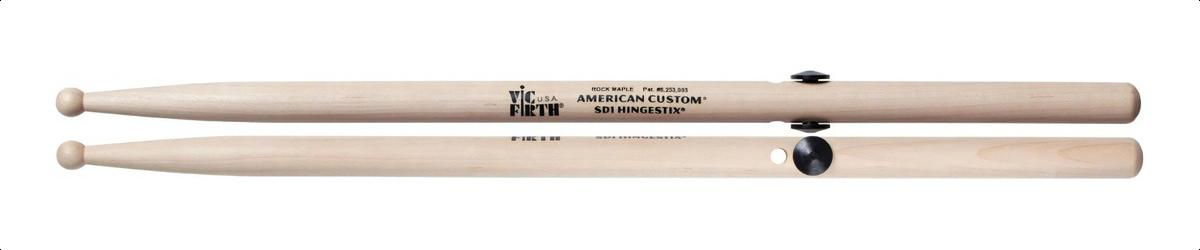 Vic Firth Sd1hs American Custom Sd1 Palillos Aprendizaje Hin Color Beige Material Del Palo Hickory Tamaño 5a