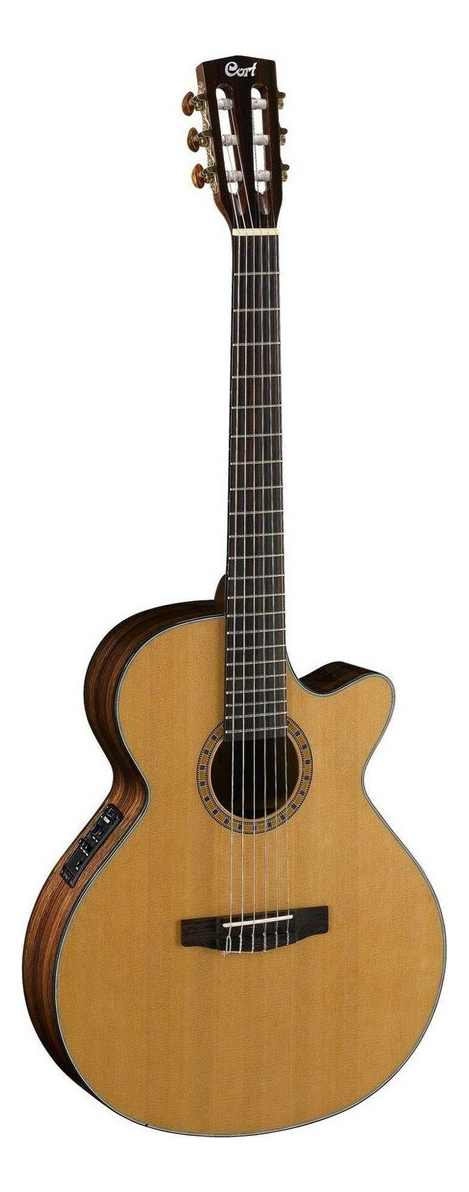 Guitarra Electroacústica Cort Classic Cec7 Diestros Cedro Sfx Natural