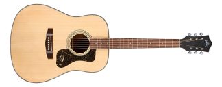 Guitarra Acústica Guild D-340 Dreadnought 6 Cuerdas Tapa Sólida Abeto Open Pore Satin Diestro Palo De Rosa