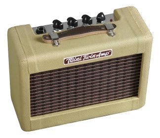 Fender Mini 57 Twin Amplificador Portatil 2x2 1w Bateria