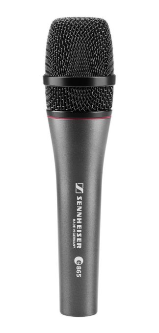 Micrófono Sennheiser Evolution E 865 Condensador Supercardioide Negro