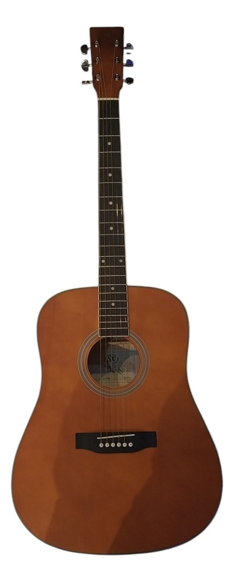 Guitarra Acustica Sx Sd104 Color Marrón Material Del Diapasón Rosewood Orientación De La Mano Diestro