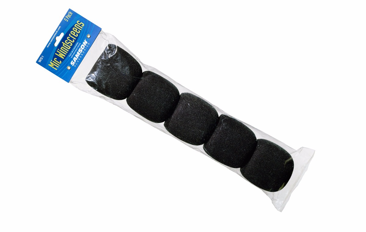 Samson Ws1 Pack X5 De Paraviento Para Microfono