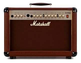 Amplificador Marshall Acoustic As50d Transistor Para Guitarra De 50w Color Marrón