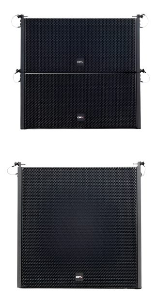 Dfx Array Sistema Potenciado 2 Modulos 1 Subwoofer Activo