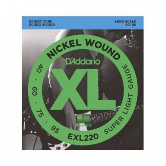 Daddario Exl220 Encordado Bajo 4 Cuerdas 040 095