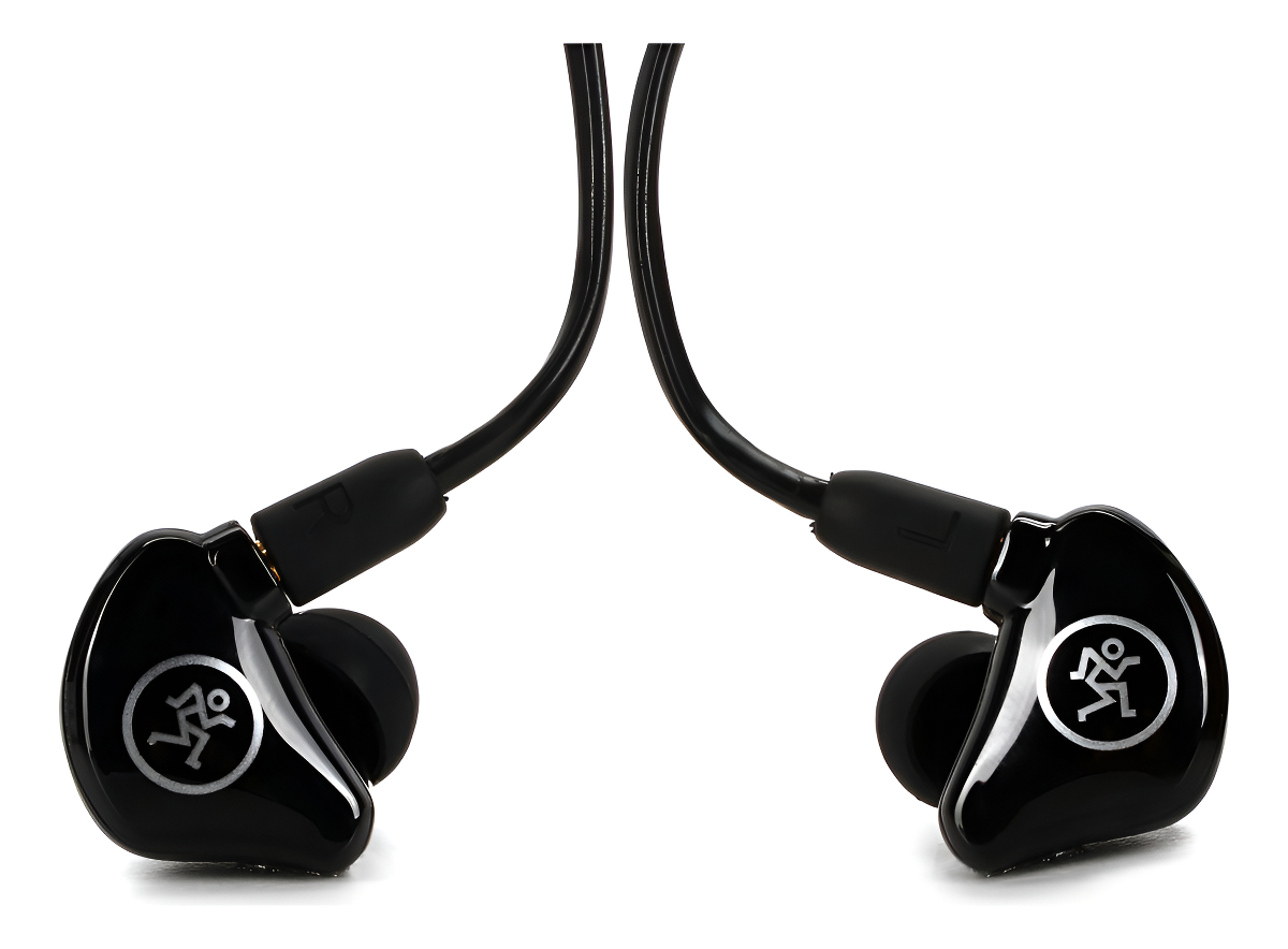 Auriculares In-ear Mackie Mp-240 Bta Bluetooth Híbridos Profesionales Negros Negro