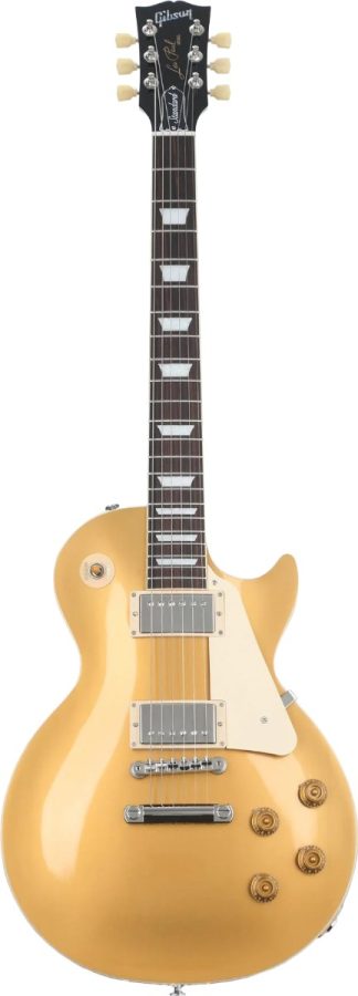 Guitarra Gibson Les Paul Standard 50s Gold Top Con Estuche Color Dorado Material Del Diapasón Palo De Rosa Orientación De La Mano Diestro