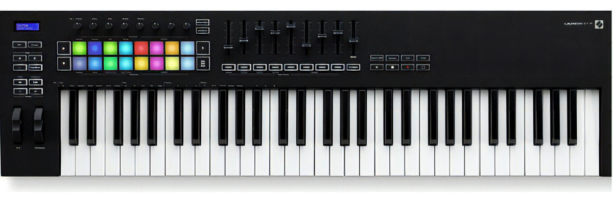 Teclado Controlador Midi Novation Launchkey 61 Mk3 Usb Negro