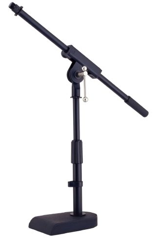 Atril De Micrófono Con Boom Baja Altura Kb111m Hamilton Negro