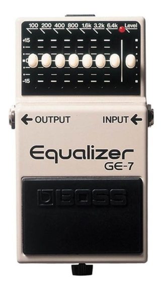 Pedal De Efecto Boss Graphic Equalizer Ge-7 Gris