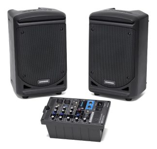Sistema De Sonido Portable Bluetooth Samson Xp300b Color Negro