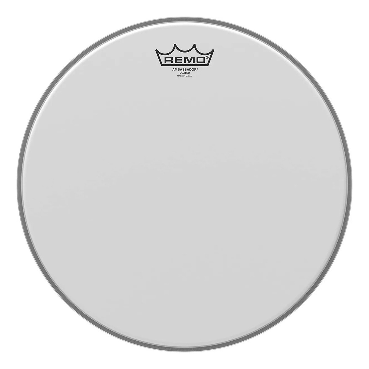 Parche Remo Usa Redoblante 14 Ba011400 Ambassador Arenado Coated Blanco