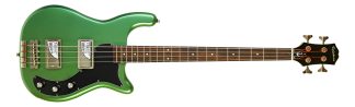 EpiPhone Embassy Bajo Electrico 4 Cuerdas Acabado Del Cuerpo Brillante Color Wanderlust Green Metallic Orientación De La Mano Diestro