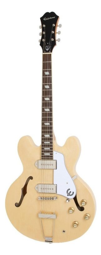 Guitarra Eléctrica EpiPhone Casino Archtop De Arce Natural P-90