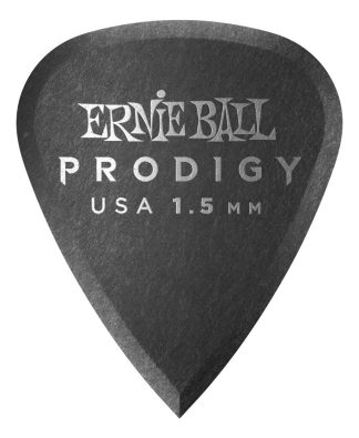 Puas De Guitarra Ernie Ball Pack X 6 Prodigy 1.5 Mm 1s Color Negro Tamaño 1.5 Mm