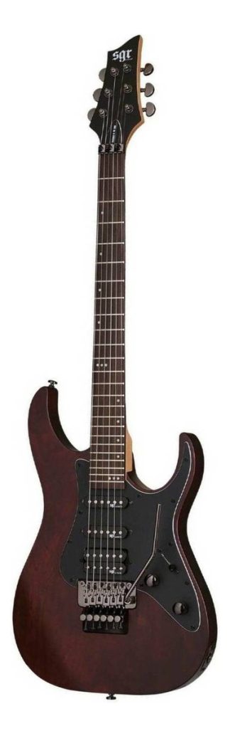Guitarra Eléctrica Schecter Banshee-6 Fr Sgr 6 Cuerdas Walnut Satin