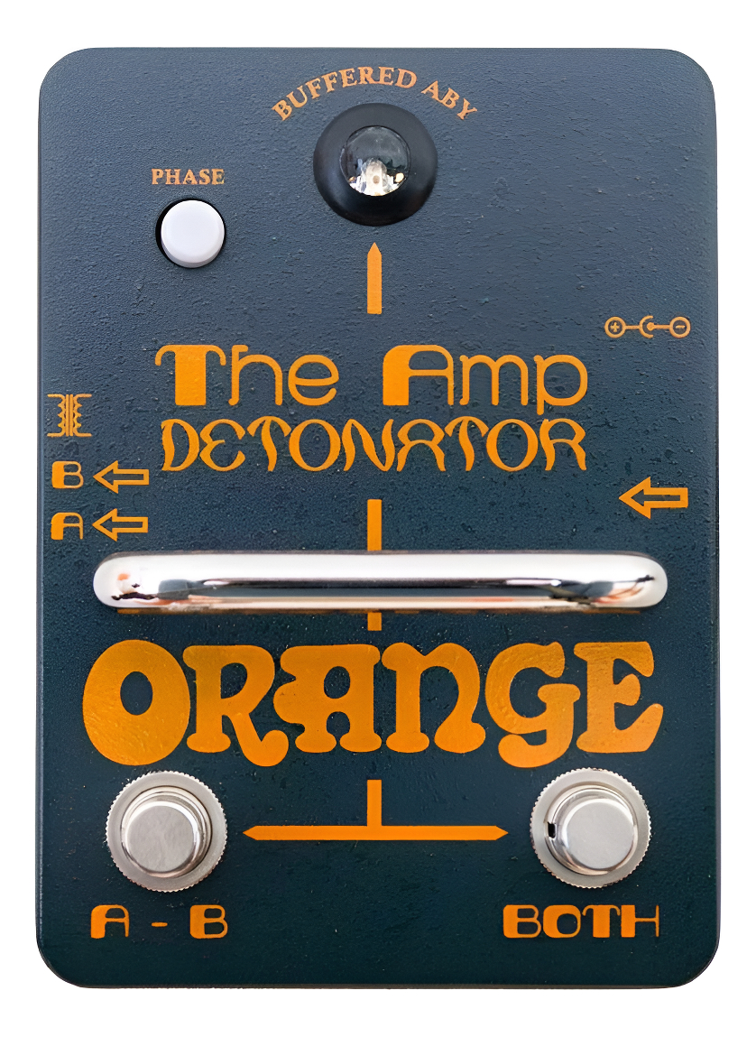 Pedal Orange Amp Detonator Pedal Caja Switch A B Y