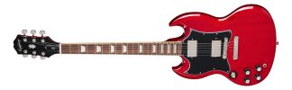 EpiPhone Sg Standard Guitarra Electrica Zurda Funda Zurdo Cherry